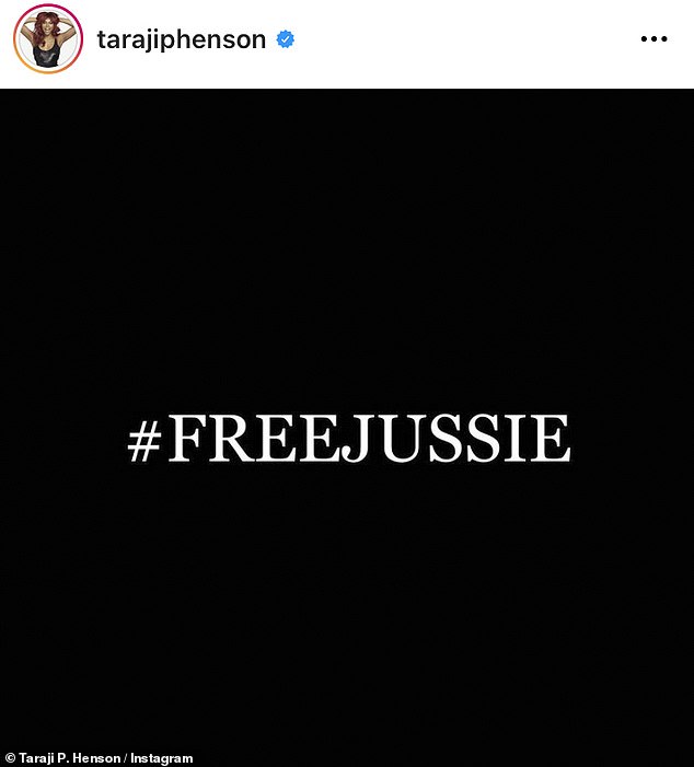 Al comentar en su publicación de Instagram, Hanson exigió que se revisara el caso de Smollett para que pudiera enfrentar una sentencia menor.  Sugerí que el actor imperial enfrentara arresto domiciliario en lugar de prisión