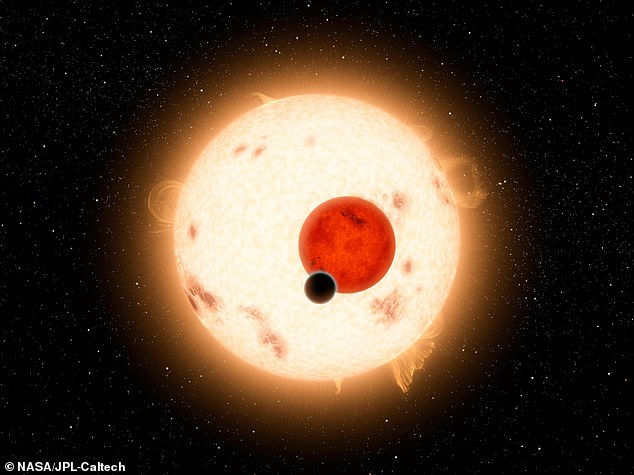 Impresión artística del exoplaneta Kepler-16b, el planeta más 