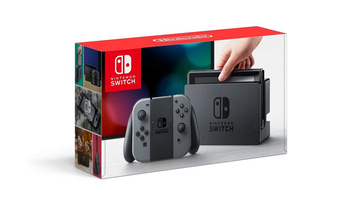 Imagen gris del Nintendo Switch