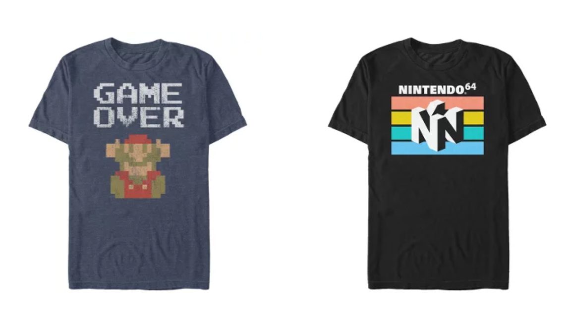 Imágenes de camisetas de diseñador de Nintendo