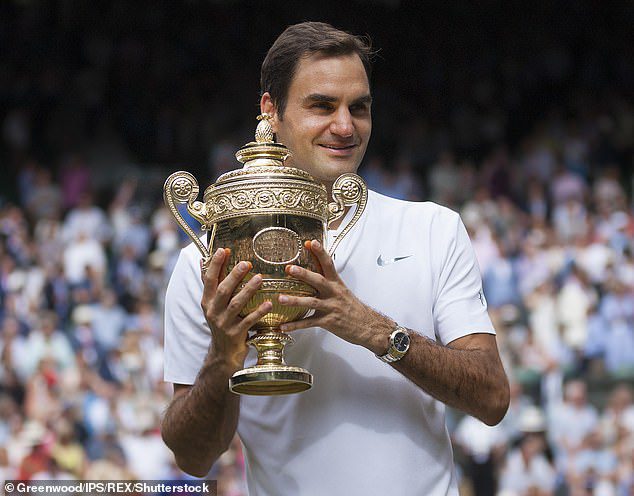 Federer ganó ocho títulos individuales en el histórico Grand Slam