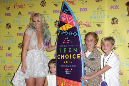 Britney Spears con los Kids Teen Choice Awards, Press Room, Los Ángeles, EE. UU. - 16 de agosto de 2015
