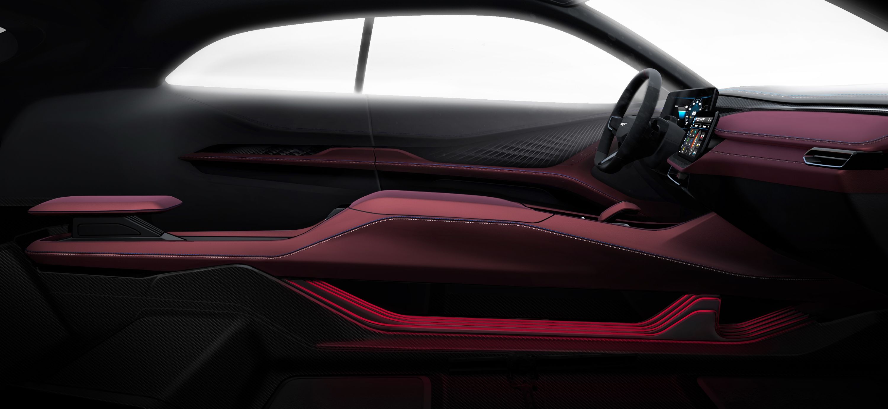 Interior del concepto Dodge Charger Daytona SRT