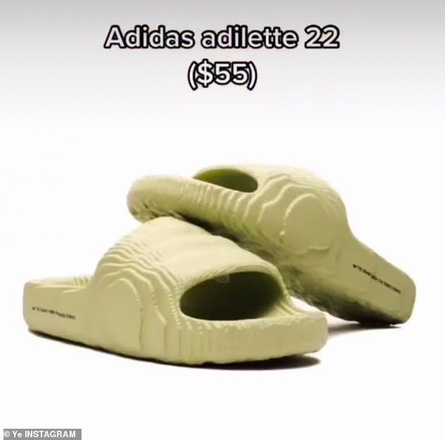 ideas robadas?  Llegó a su puesto en medio de una disputa pública con Adidas por acusaciones de que la marca había copiado sus ideas y estilo de los zapatos y sandalias Yeezy con sus últimos zapatos.