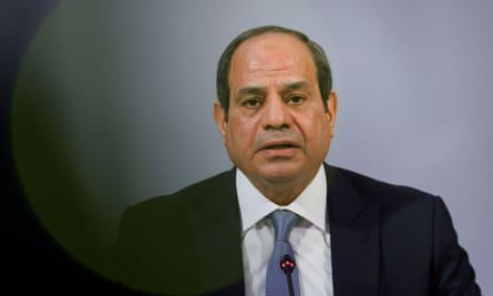 Abdel Fattah el-Sisi, presidente de Egipto.