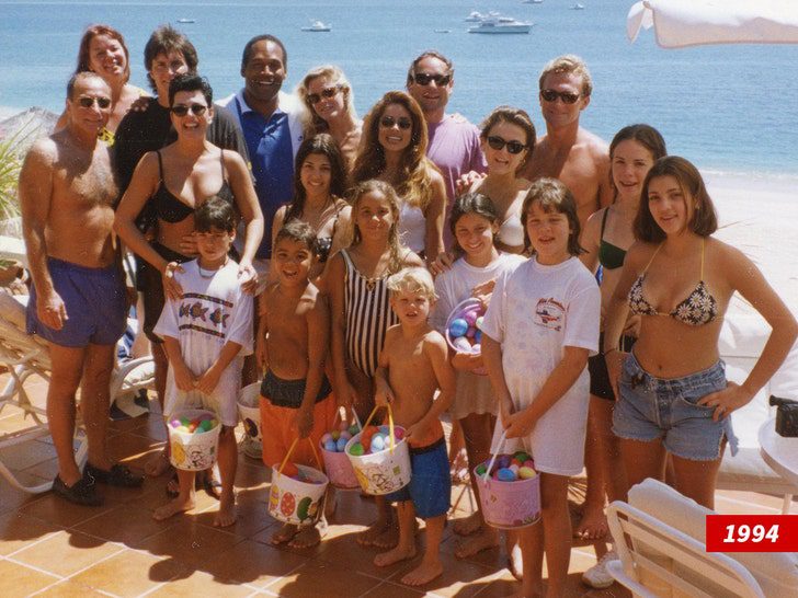OJ Simpson con la familia Kardashian-Jenner